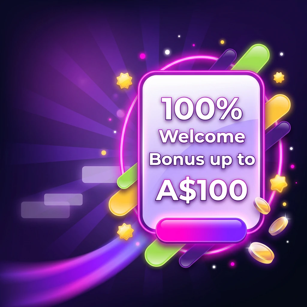 100% Welcome Bonus up to A$100